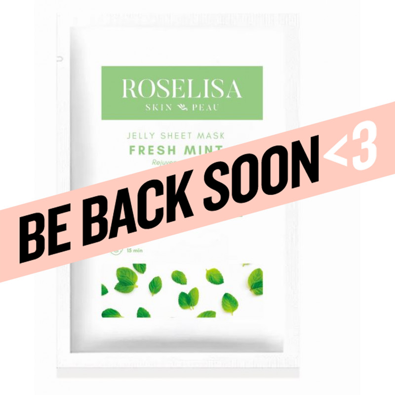roselisa jelly sheet mask fresh mint 1 piece