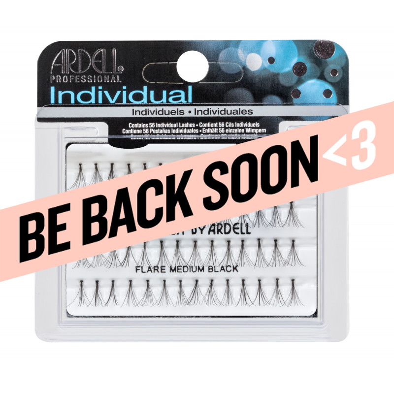 ardell individual lashes flare medium black