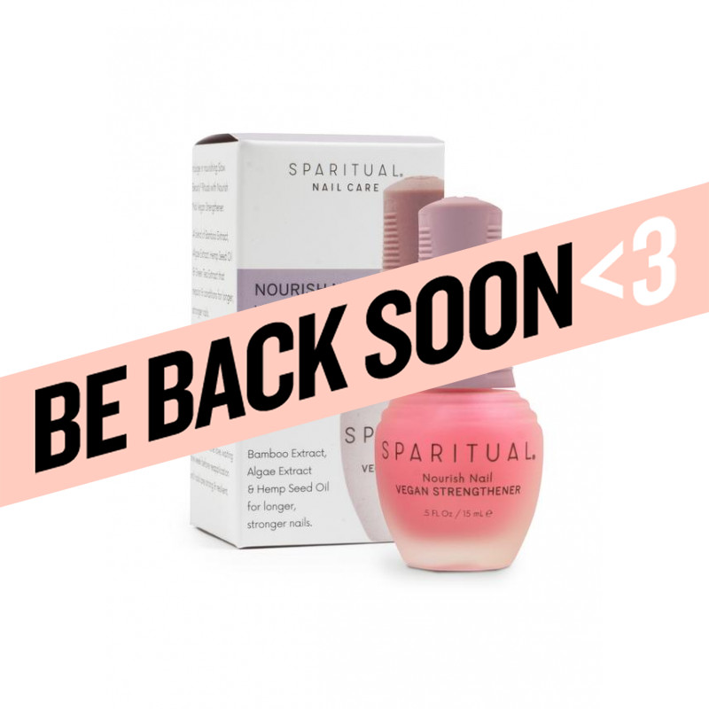 sparitual nourish nail vegan strengthener .5oz