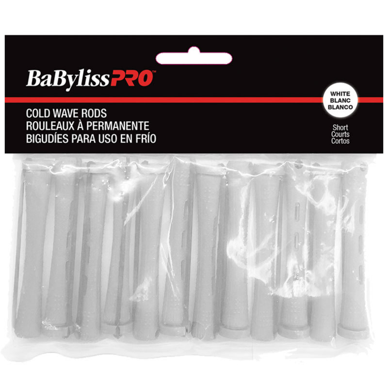 babylisspro cold wave perm rods white short 12 pc # bescwrswhucc
