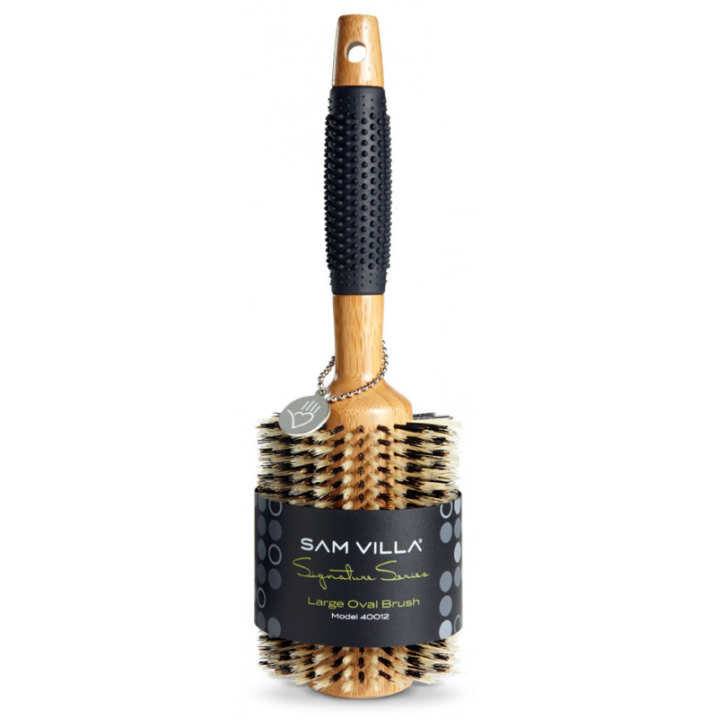 sam villa signature series large oval brush #40012