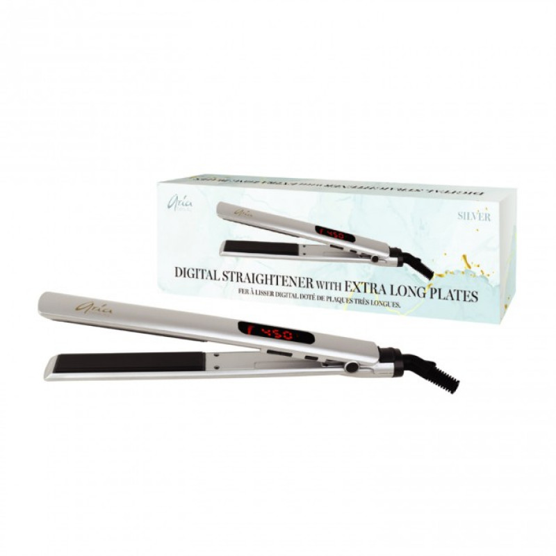 aria digital straightener with extra long plates 1