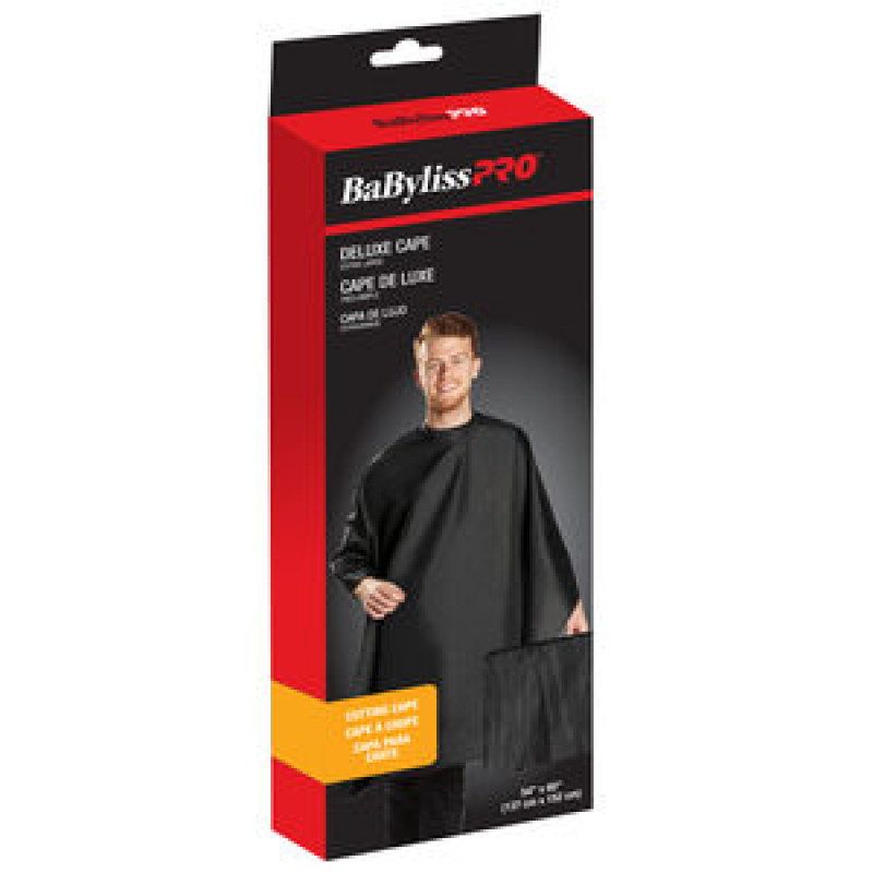 babylisspro extra-large cutting cape black (52â€³ x 58â€³) # bes360xlbkucc