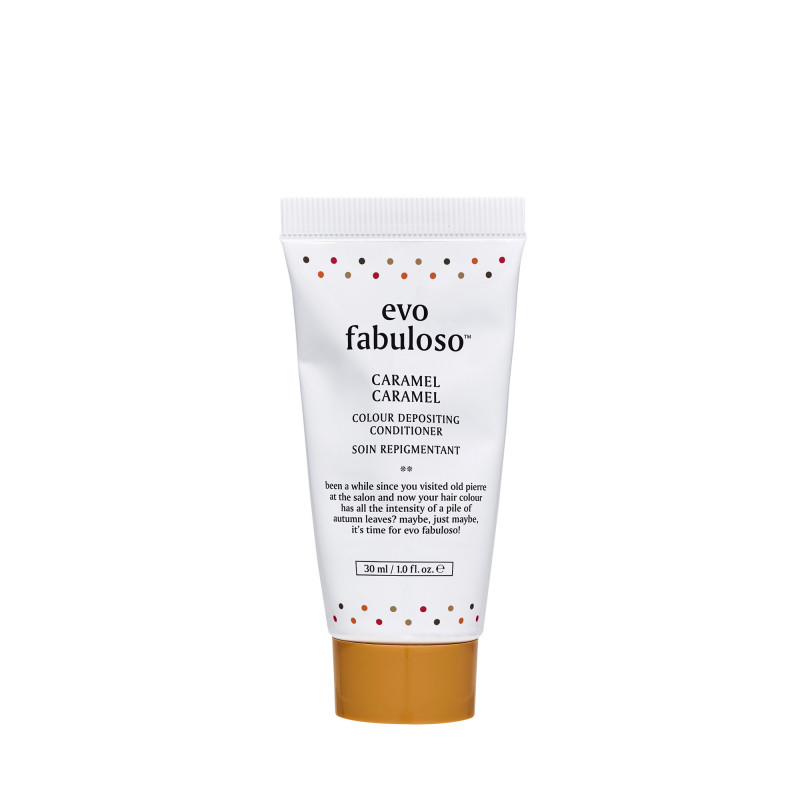 evo fabuloso caramel colour depositing conditioner 30ml
