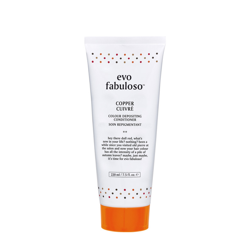 evo fabuloso copper colour depositing conditioner 220ml